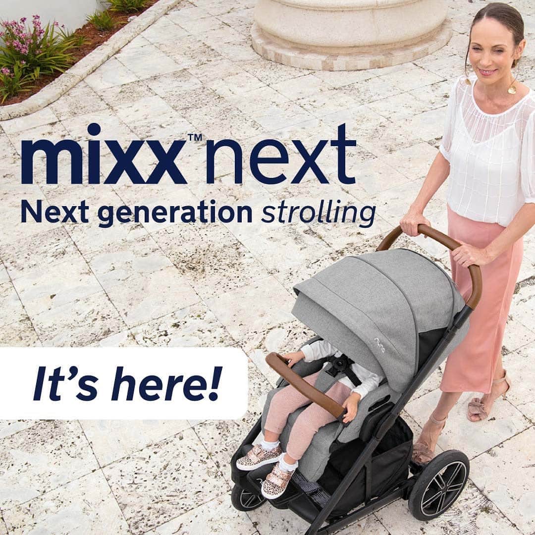 nunaさんのインスタグラム写真 - (nunaInstagram)「The wait is finally over!! 😍 Introducing the much anticipated MIXX next! Available now @Nordstrom!! This is next generation strolling! Pack up and go anywhere with MIXX next. On the move, it’s a smooth ride you can maneuver with one hand and lay flat for quick naps on the go. Packed away, its compact fold lets it fit into tighter spaces, so you can take more trips to more places.」8月4日 23時10分 - nuna_usa