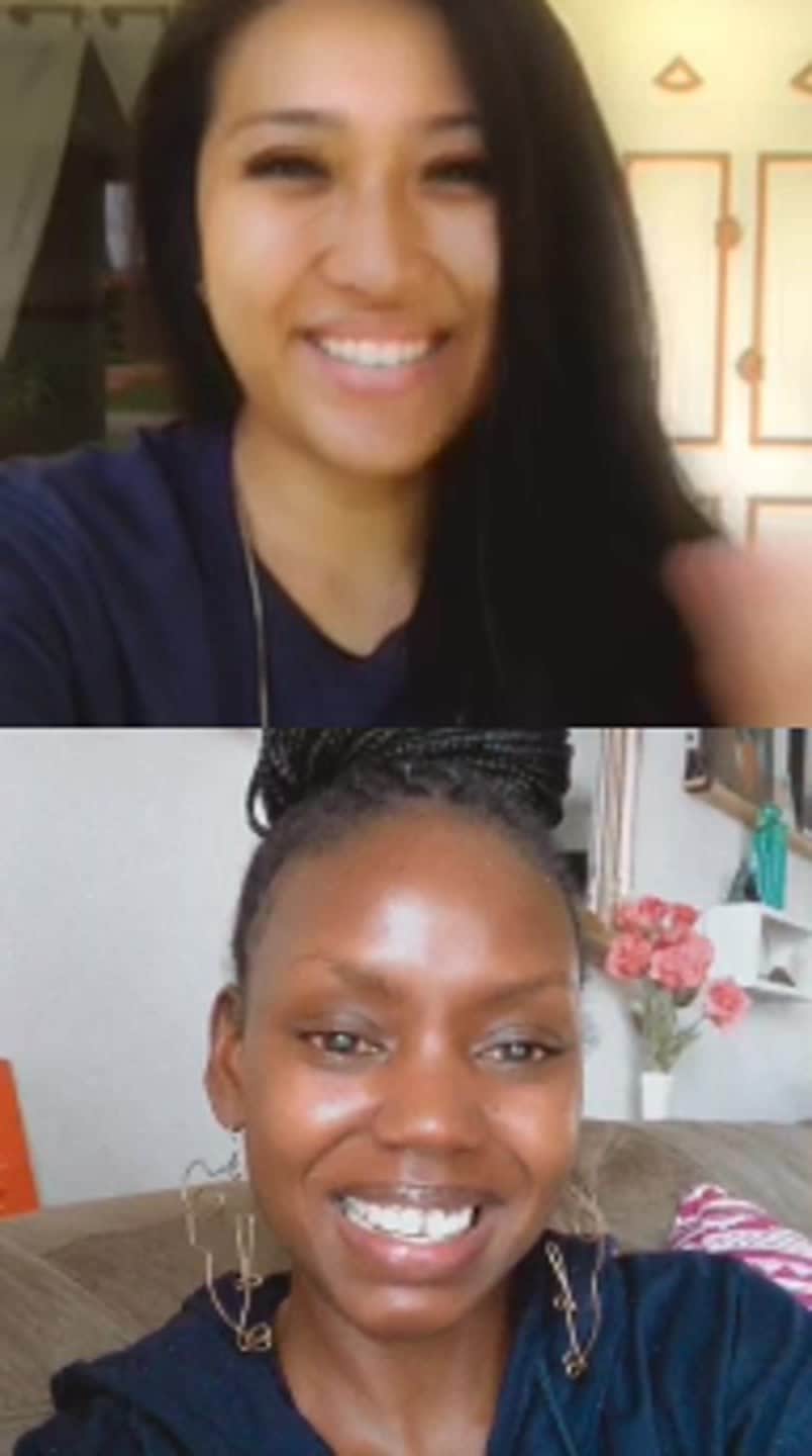 オリビア・タイのインスタグラム：「She was a guest speaker for my journalism class about social media 💜 If you don’t already know about this amazing human, please do follow her. Miss Patricia Kihoro is a true multi-potentialite. I want to be her when I grow up!」
