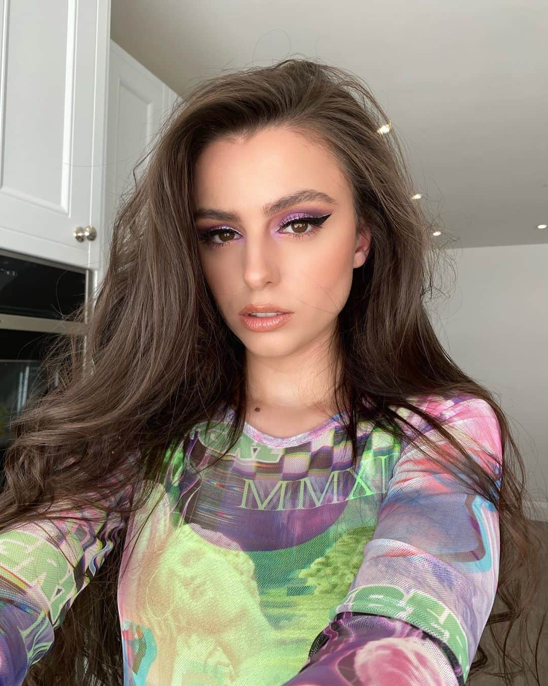 シェール・ロイドのインスタグラム：「💚💜💚」