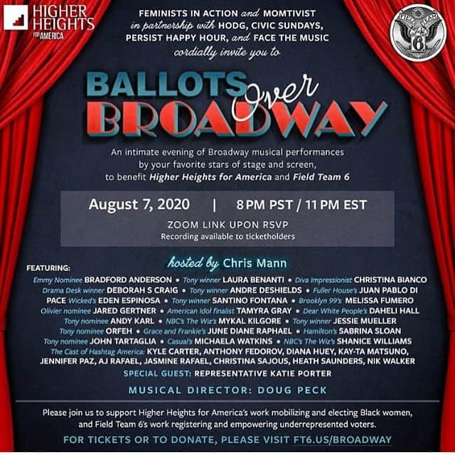 マーシャ・トマソンさんのインスタグラム写真 - (マーシャ・トマソンInstagram)「Love musicals? Want to see change in Washington? Check out this amazing show featuring the biggest stars of Broadway all performing to benefit Democratic voter registration and support incredible Black women running for office. Link in bio.」8月4日 23時57分 - iammarshathomason