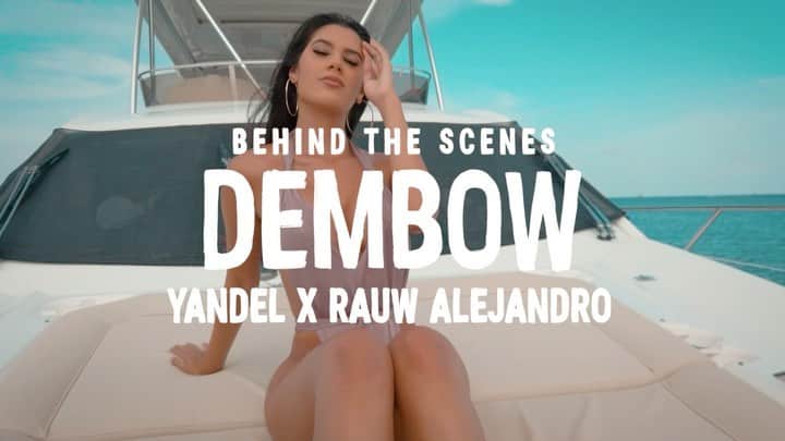 ヤンデルのインスタグラム：「Aquí el detrás de cámaras del video #Dembow2020 @rauwalejandro #QuienContraMiParte2 #QCM2/ #BTS by @gusfilm」