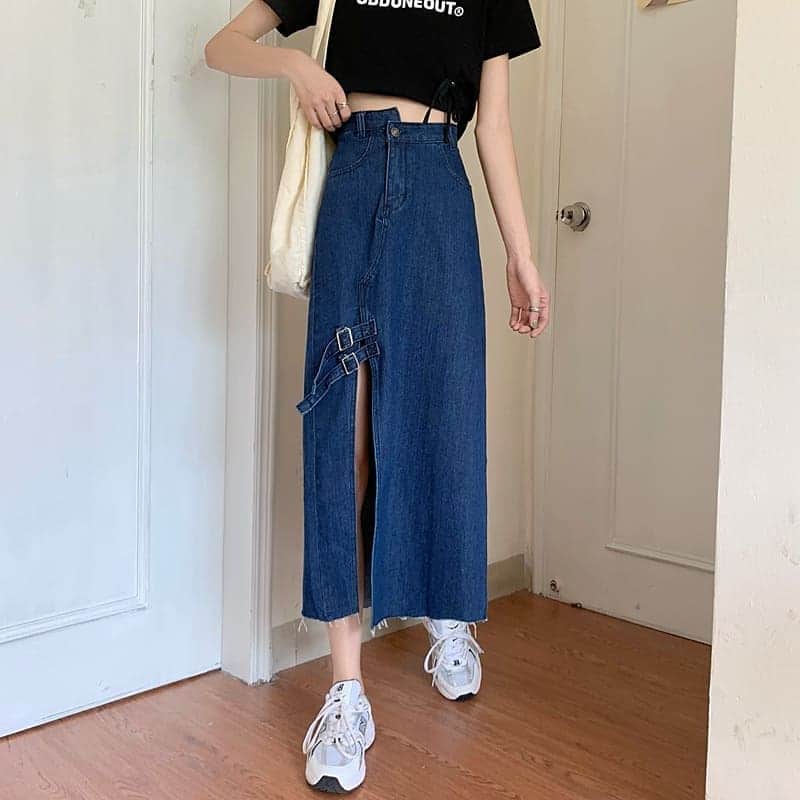 SweetHeart ショップさんのインスタグラム写真 - (SweetHeart ショップInstagram)「ハイウエスト ウエストベルト デニムスカート SHQ500301  (￥2,680)  新作アイテムか 入荷  #ストッキング #パンスト #足フェチ #美脚 #美脚美人 #美脚女子 #脚フェチ #脚 #ストッキング着用 #タイツフェチ #タイツコーデ #美脚になりたい #美脚すぎ #太もも #ミニスカート #ミニスカートコーデ #ヒール #ストッキングフェチ #デニムスカート #スリット」8月5日 0時44分 - sweetheartstore0711