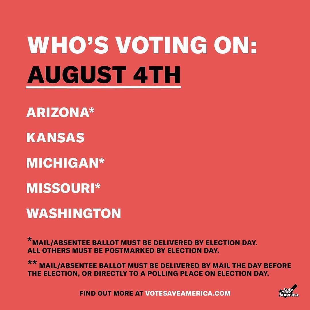 ジャック・ファライーさんのインスタグラム写真 - (ジャック・ファライーInstagram)「Michigan, today is your state primary. Find out more at votesaveamerica.com. Happy voting! @votesaveamerica #teammichigan」8月5日 0時49分 - jackfalahee
