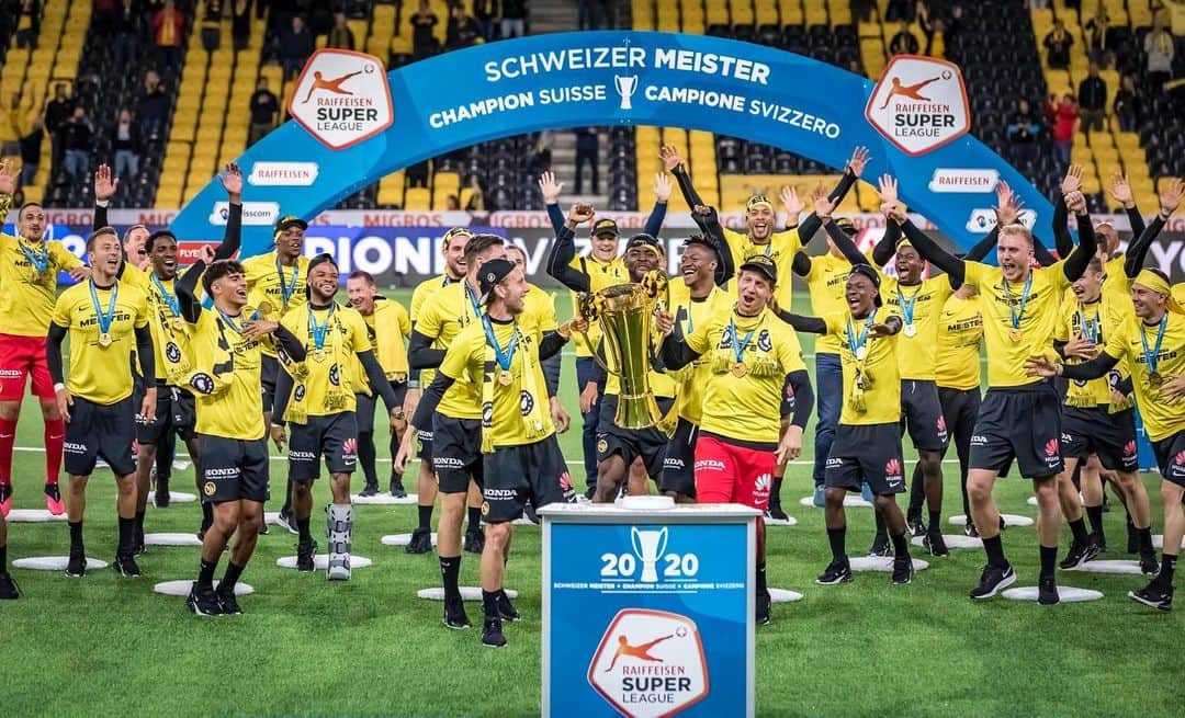 フレデリク・ソーレンセンのインスタグラム：「Champions 2020#geistermeister @bscyb_offiziell」