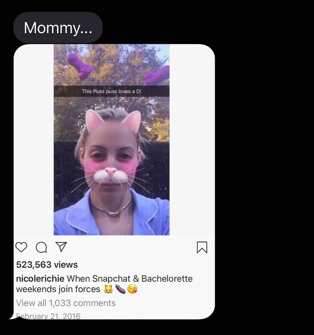 ニコール・リッチーのインスタグラム：「HELP! I’m the mom of pre-teens and my past posts have come back to haunt me!」