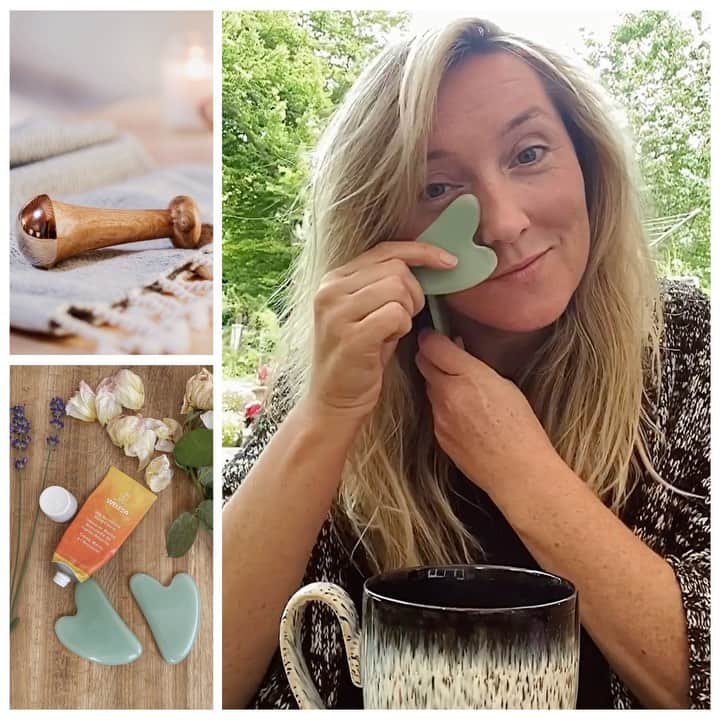 JO BAKERのインスタグラム：「T E A •  C H I T C H A T • S C U L P T  Multi tasking talents these days consist of me on speaker phone chats with my besties in lots of different time zones ..whilst drinking tea, and trying out different sculpting #facialmassage tools!!  Good news here... these only cost £5 each ~ bought online arrived the next day. Please share below any of your fav face tools... I’m obsessed and want to try them all !! #facesculpt loved our call today @midnitecultures 🤣 this is what I was doing when you said you couldn’t hear me 😂😘‼️#facesculpting #contouring #cheekbones #depuff #besties」