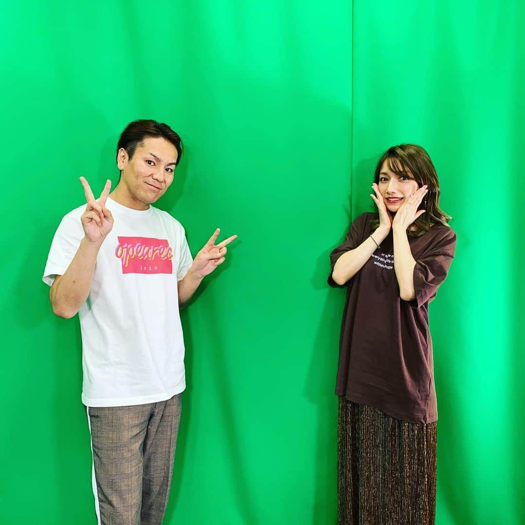 狩野英孝さんのインスタグラム写真 - (狩野英孝Instagram)「ゴマキちゃんとopenrecでコラボ。お互いのチャンネル見てねぇ〜。。」8月5日 2時04分 - kano9x