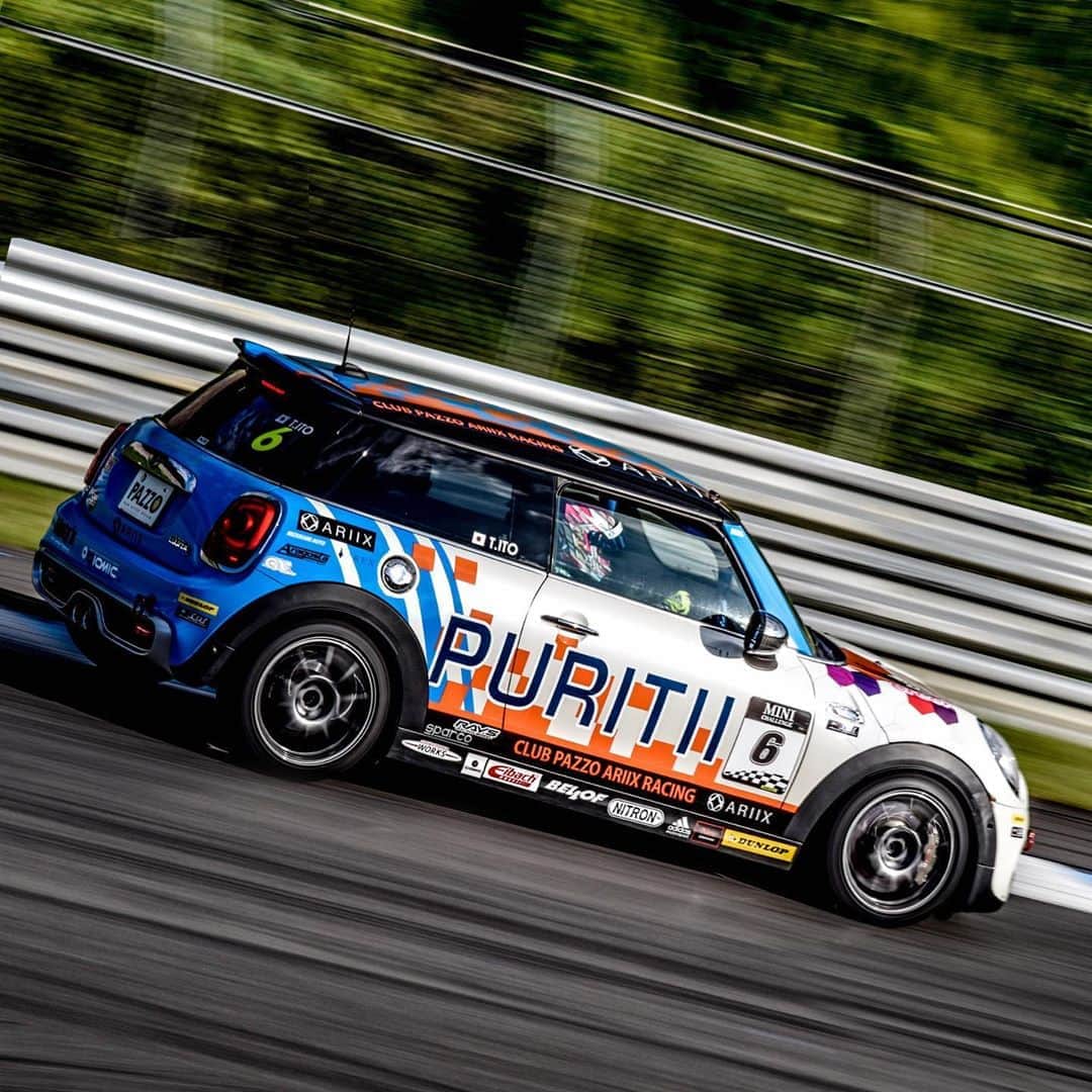 のインスタグラム：「🚗 We call this the Mini Fred Cooper. 🏁 Shout-out to Club Pazzo ARIIX Racing Driver/Owner, Toshio Ito — Senior Team Lead from Japan 🇯🇵 — for blending his passion with his paycheck!」