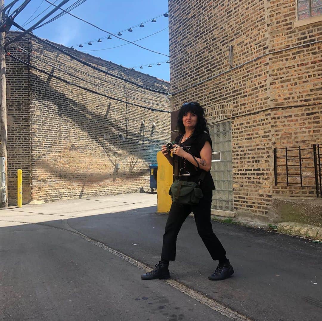 A Place to Bury Strangersのインスタグラム：「Happy Birthday to the most wonderfulest photographer, person and friend @ebruyildiz  We love you and can’t wait to take you on tour again!  #ebruyildiz #happybirthday #happybirthdayebru #aptbs #aplacetoburystrangers #idlestour #oneyearago」