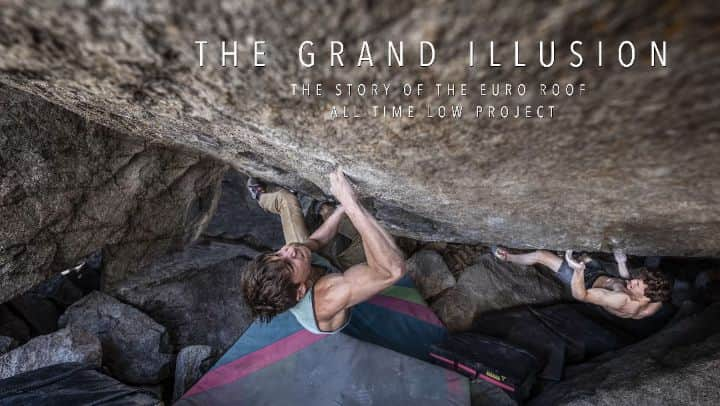 ナサニエル・コールマンのインスタグラム：「The Grand Illusion, live now on @mellowclimbing 🤘 this boulder was probably the sickest and definitely the hardest line I've ever had the pleasure of climbing on. Check it out!  @thenorthface_climb @scarpana @petzl_official @gnarlynutrition @frictionlabs」