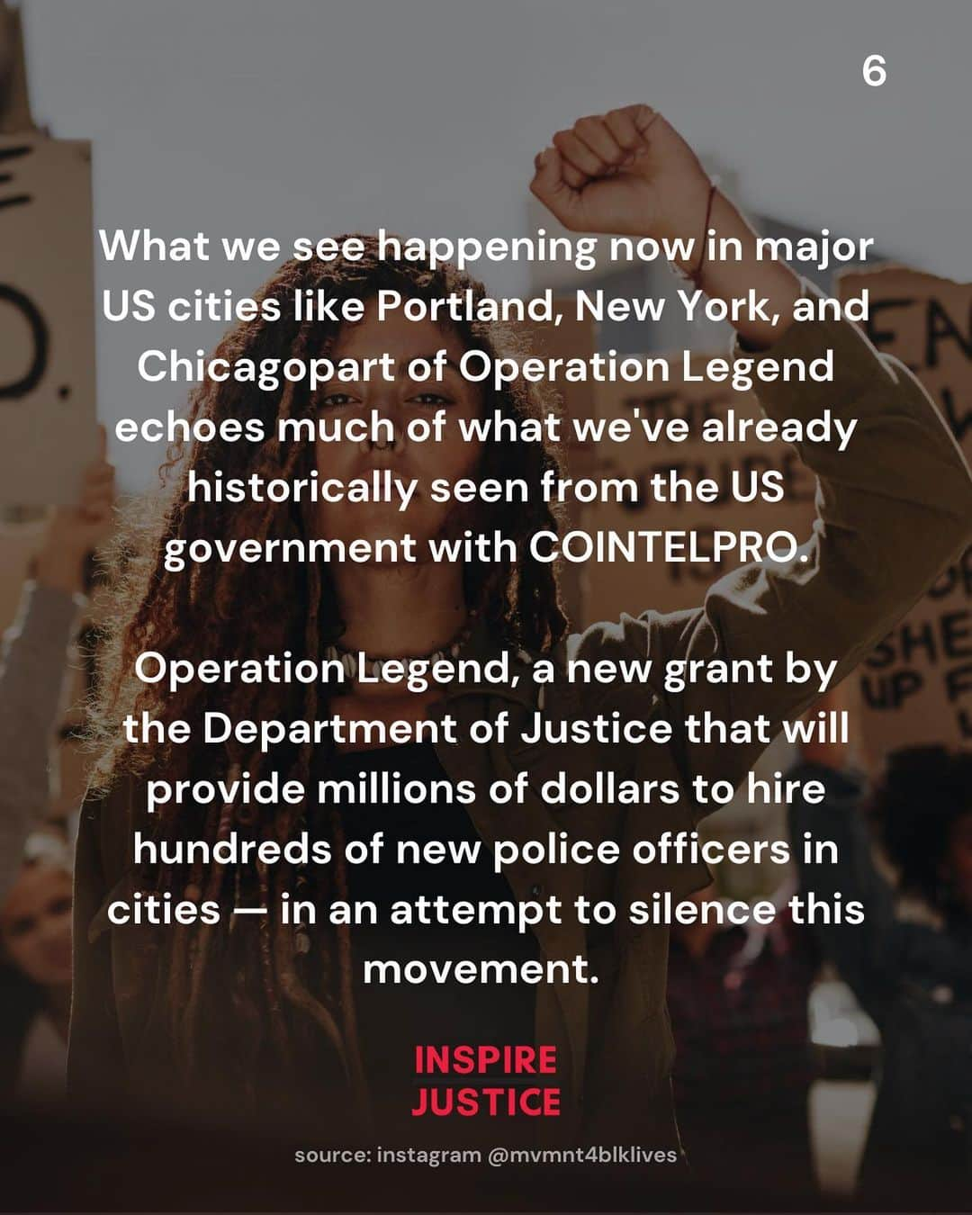 マット・マクゴリーさんのインスタグラム写真 - (マット・マクゴリーInstagram)「The same people who were telling you not to trust BLM with funding or that police brutality is a leftist conspiracy theory are the same people doing everything in their power to quell Black-led and anti-racist protests through Trump’s Operation Legend. Unmarked vans and badge-less federal agents are descending upon cities across this country including Portland, Chicago, Detroit, and NYC. As is true with most thing, history is our greatest teacher and we can learn about the precedent for Operation Legend by understanding COINTELPRO. Support Black leadership by not falling for these traps and protecting protestors. And another book to read if you haven’t already is @osopepatrisse “When They Call You A Terrorist” available in adult and young adult versions!  Repost from @weinspirejustice: “The latest assault on our freedom is 45’s Operation Legend. A modern take on the Counterintelligence Programs of the ‘50s, ‘60s (and beyond) that targeted civil rights leaders like Martin Luther King, Jr., Malcolm X, and anyone else who was an outspoken opponent of capitalism, racism, and the Vietnam War, Operation Legend has received millions of dollars in US taxpayer money to deploy more state-sanctioned violent police to shut down peaceful protests for Black liberation across the country. Education is key to understanding their approach to devaluing and disrupting this movement. Swipe left to learn more. #BlackLivesMatter #BreatheAct #SchoolsNotPrisons #CareNotCages”」8月5日 3時49分 - mattmcgorry