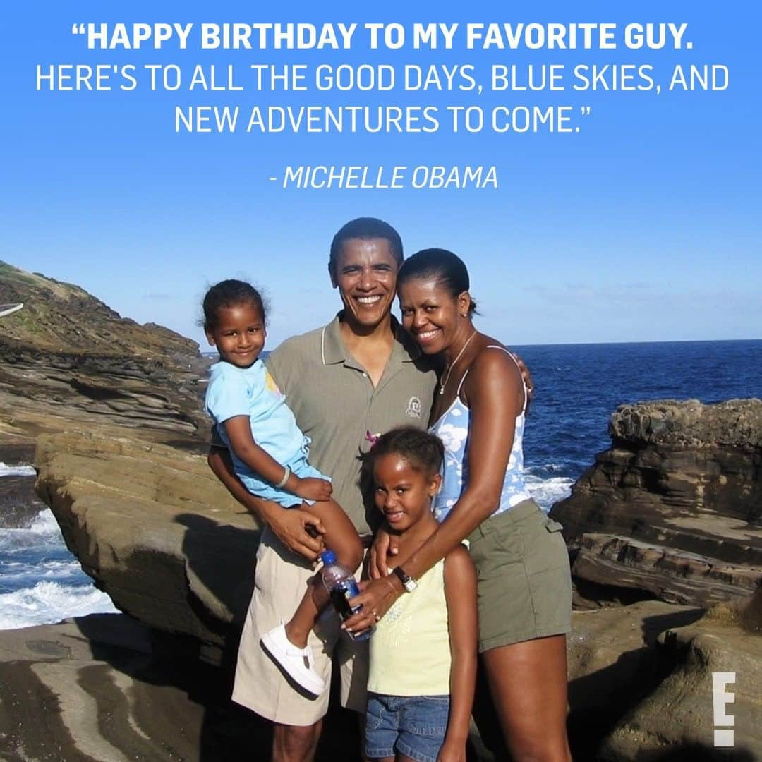 E! Onlineさんのインスタグラム写真 - (E! OnlineInstagram)「Here's to many more years of adorable birthday tributes. ❤️(📷: @michelleobama)」8月5日 5時30分 - enews