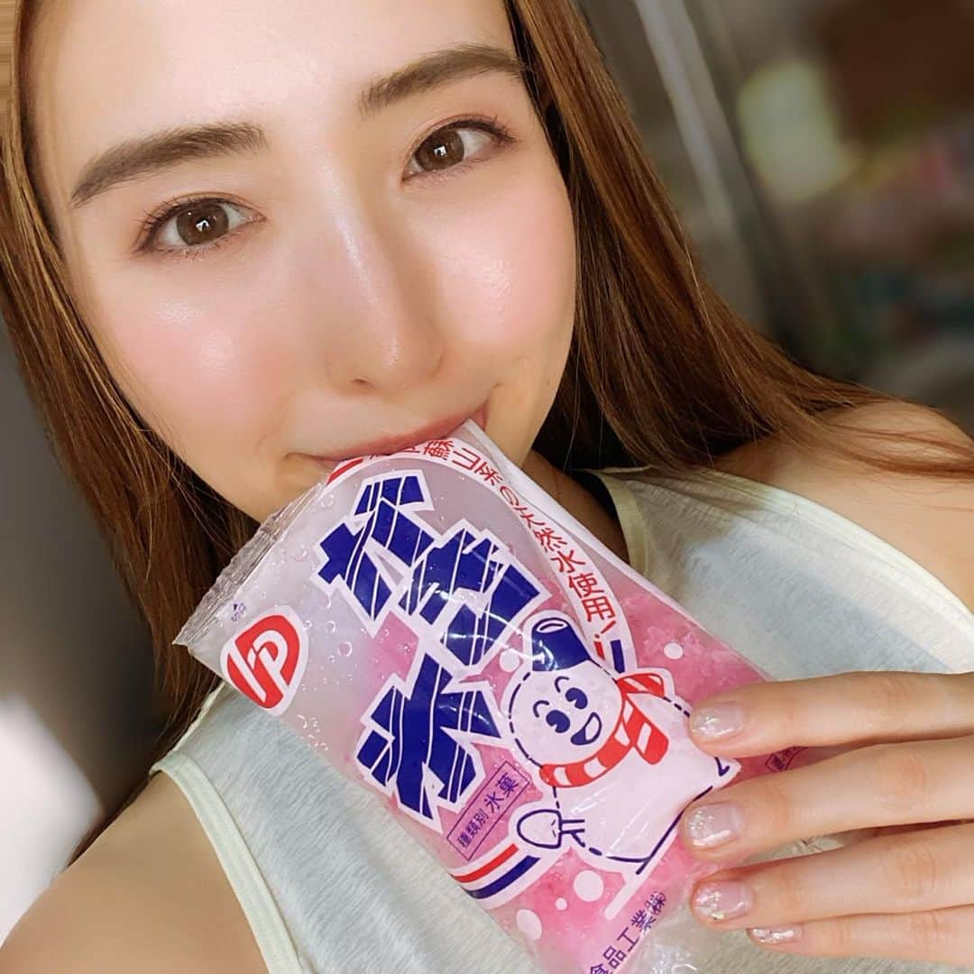 齊藤家澄さんのインスタグラム写真 - (齊藤家澄Instagram)「タラちゃんですぅ～👶🏼✨ 夏はこれがなくちゃ！  #毎日食ってるやつ #かき氷 #いちごみるく #☺️💓 #お久の  #おやさいたくさんミートスパ!!! #めちゃうま🐴🔅 #糖質オフ #かき氷機ゲット  アイスコーヒー凍らせねば！😙✨🌈」8月5日 15時31分 - kanchi_w