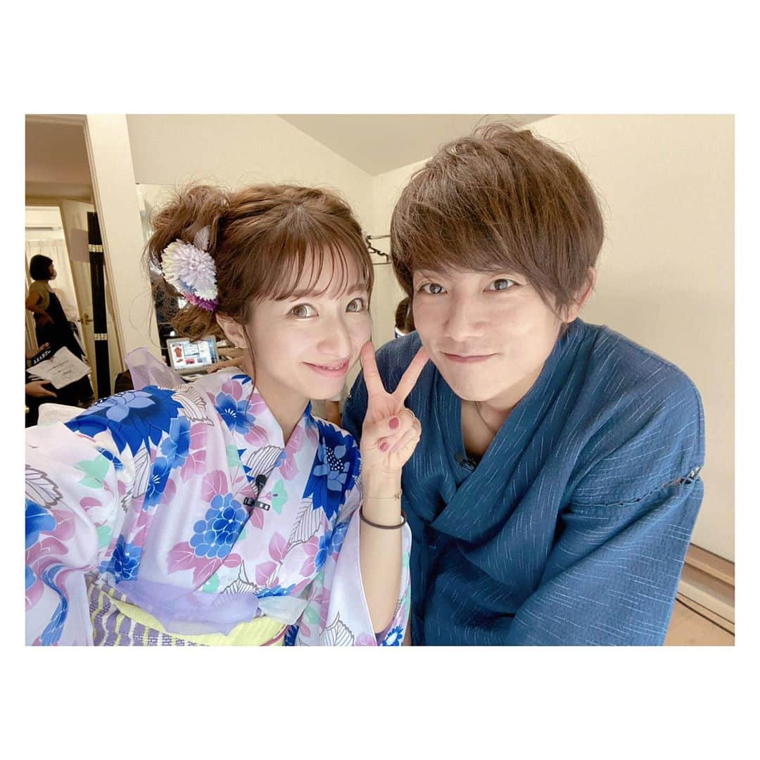 辻希美さんのインスタグラム写真 - (辻希美Instagram)「ディズニープラスでみんなイッキミ“夏祭り”キャンペーン💕 supported by Disney★JCBカード（ディズニー JCBカード）　 特別イベントにリモート出演させていただきました😁💕💕"  #辻希美 #ディズニープラスイッキミキャンペーン #Disney+ #ディズニープラス #夏祭り #浴衣 #三松  #Disney #ディズニー #鈴木亜美 さん #エハラマサヒロさんファミリー」8月5日 15時44分 - tsujinozomi_official