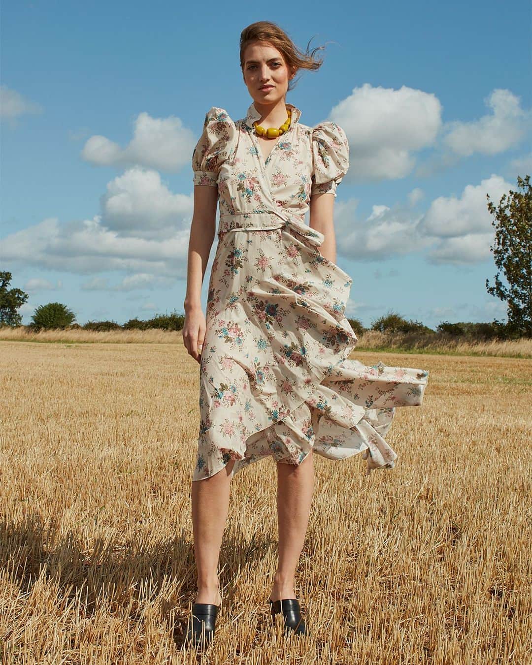 Saks Fifth Avenueのインスタグラム：「New at Saks: Brit-based label @annamasonlondon has the perfect midsummer dress inspired by 1930s garden parties.」