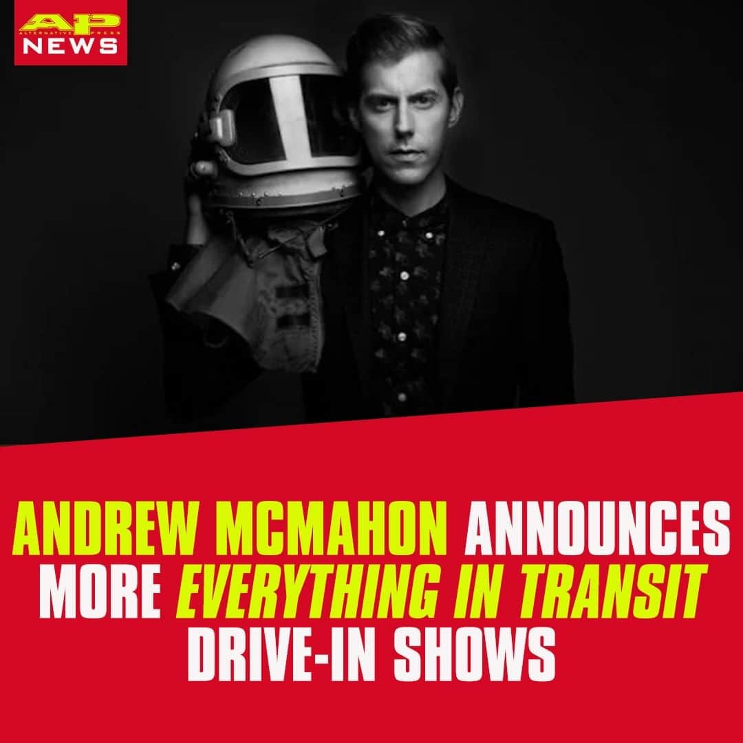 Alternative Pressさんのインスタグラム写真 - (Alternative PressInstagram)「@amnthewilderness has announced two more drive-in concerts in celebration of the ‘Everything In Transit’ anniversary⁠ LINK IN BIO⁠ .⁠ .⁠ .⁠ #andrewmcmahon #andrewmcmahoninthewilderness #inthewilderness #jacksmannequin #everythingintransit #everythingintransitanniversary #driveinconcert #driveinshow #socialdistanceconcert #alternativepress #altpress」8月5日 8時30分 - altpress