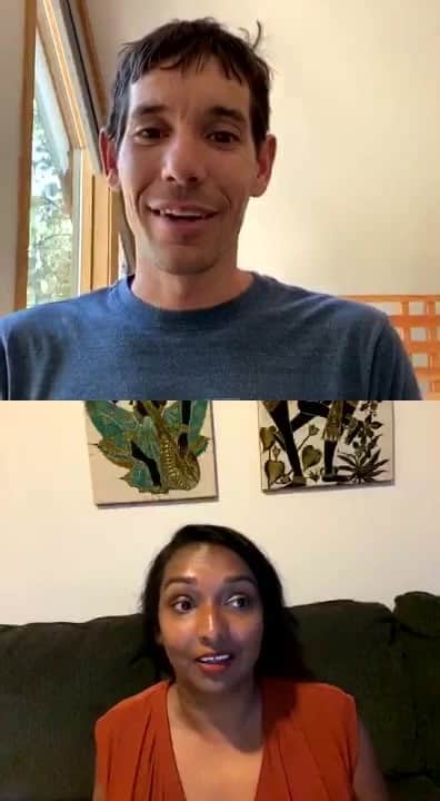 アレックス・オノルドのインスタグラム：「Really fun chat with Thanu - we covered tons of ground from climate migration to our transition towards renewables. A very engaging chat!」