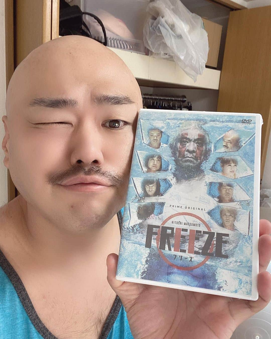 クロちゃんさんのインスタグラム写真 - (クロちゃんInstagram)「【FREEZE】 DVD発売中だしんよー！ 氷の塔での8人の勇者の闘いをお見逃しなくだしん！ #FREEZE #フリーズ #松本人志　#岩尾望　#しずちゃん #鈴木奈々　#ダイアモンドユカイ #藤本敏史　#ボビーオロゴン　#諸星和己 #クロちゃん　#DVD #発売中」8月5日 10時25分 - kurochandesuwawa