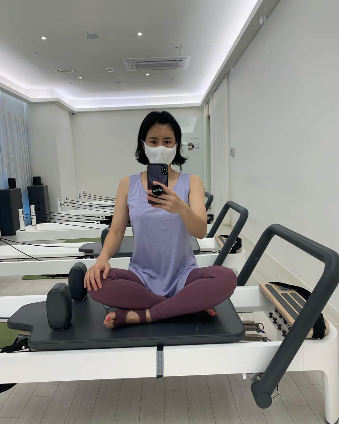チェ・ジョンユンのインスタグラム：「#에크레아 일주일에 두번 나를 위한 시간...운동할수 있음에 감사합니다.#eco_jini 고마웡」