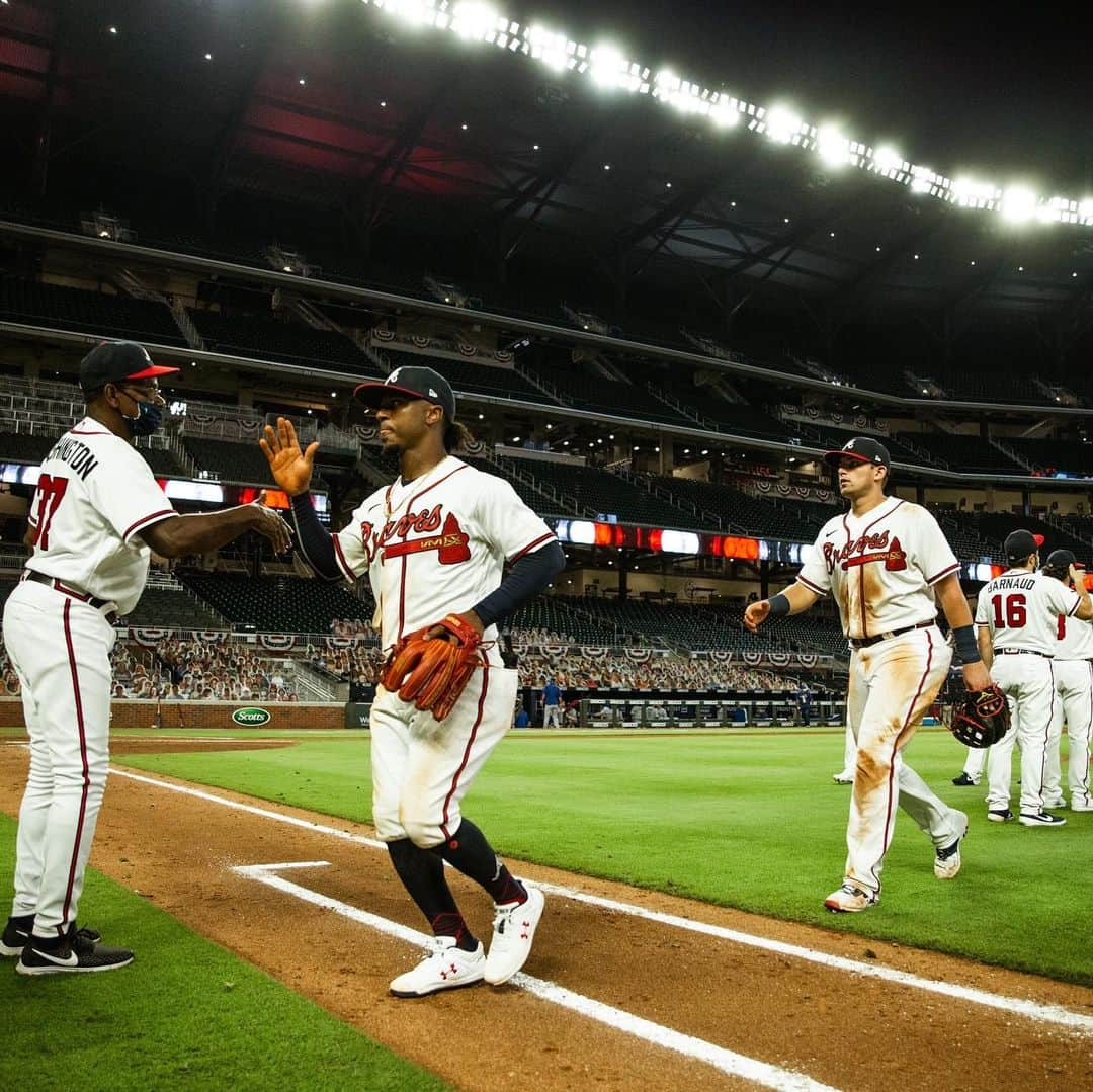 アトランタ・ブレーブスさんのインスタグラム写真 - (アトランタ・ブレーブスInstagram)「Fun little night at the yard. #ForTheA」8月5日 11時28分 - braves