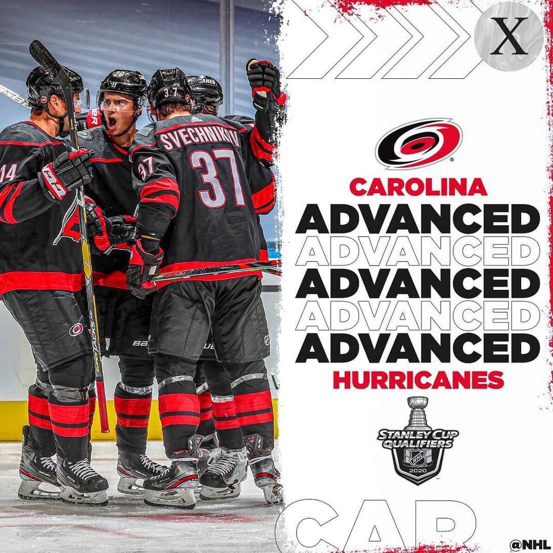 NHLさんのインスタグラム写真 - (NHLInstagram)「SWEEEEET CAROLINA! BAH BAH BAH!  The @canes advance to the First Round of the #StanleyCup Playoffs. 🙌🙌🙌」8月5日 11時51分 - nhl