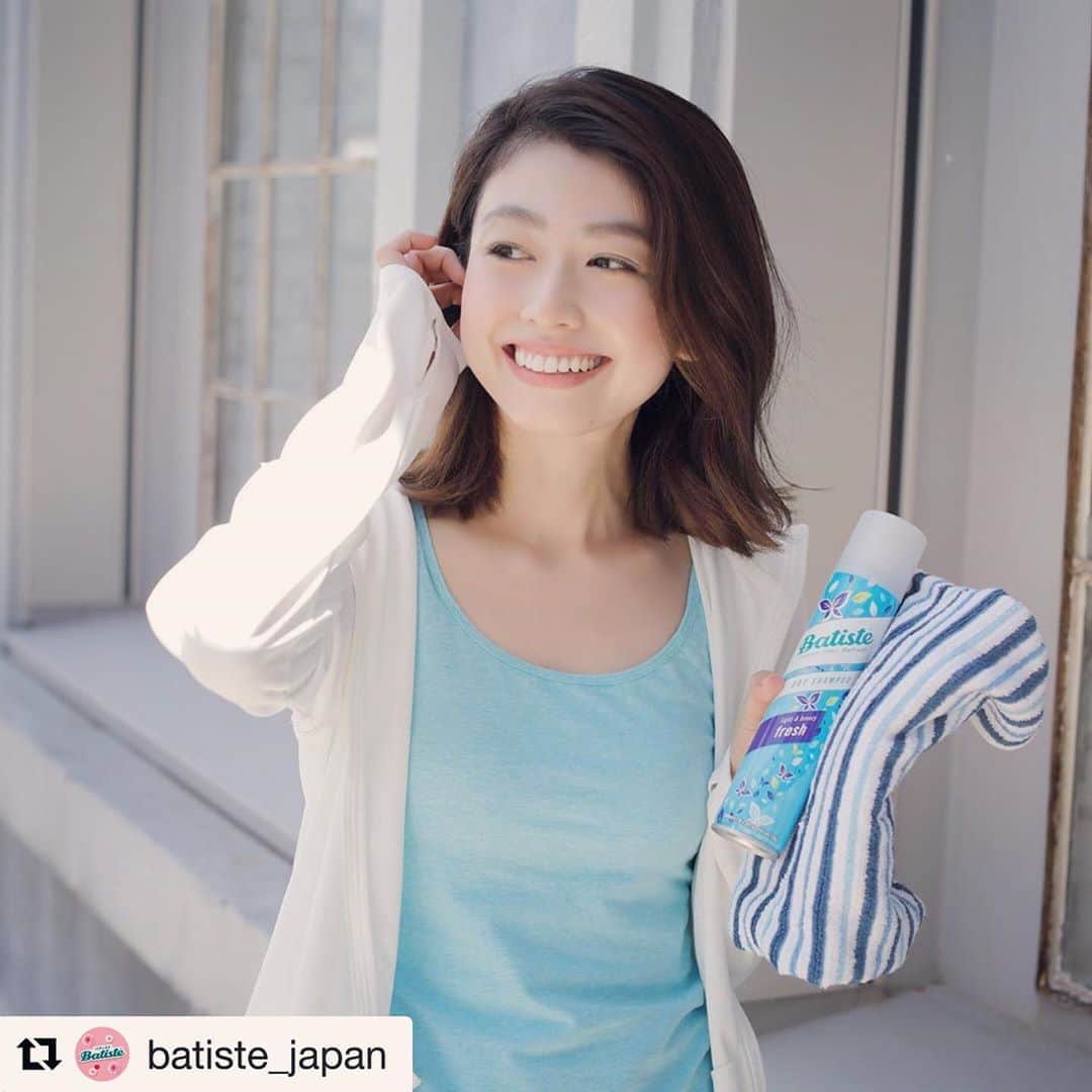 木野園子のインスタグラム：「ドライシャンプーバティスト @batiste_japan のモデルをしました💟いろんなシチュエーションでサッとリフレッシュ出来るアイテムです✨  #Repost @batiste_japan with @get_repost ・・・ 8月になって遅めの夏到来🌞. あちぃけど朝のランニングの後にもバティストで瞬間リフレッシュ✨.  #バティスト #batiste #Batiste #ドライシャンプー #dryshampoo #ヘアリフレッシュスプレー #ランニング女子 #スポーツ後に #夏到来」
