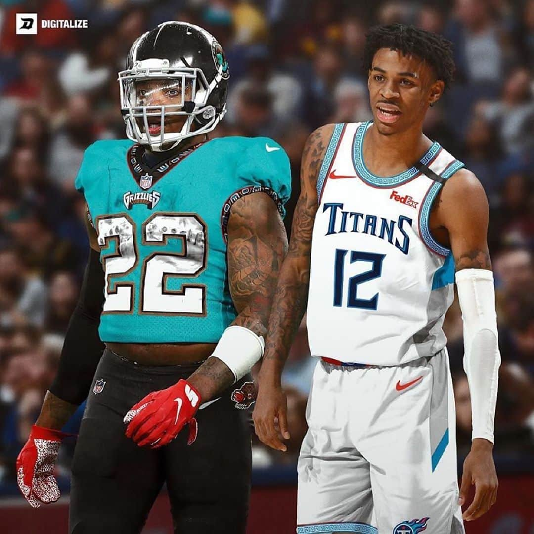 スポーツセンターさんのインスタグラム写真 - (スポーツセンターInstagram)「Some of the best NFL x NBA jersey swaps we’ve posted. 🙌⠀ ⠀ (via @digitalize, @kk.grfx, @jrdn_designs, @enriqueproduction, @jdnswaps, @designsbyrl, @ndpgraphics, @lc.artwork, @derekhgraphics)」8月6日 0時31分 - sportscenter