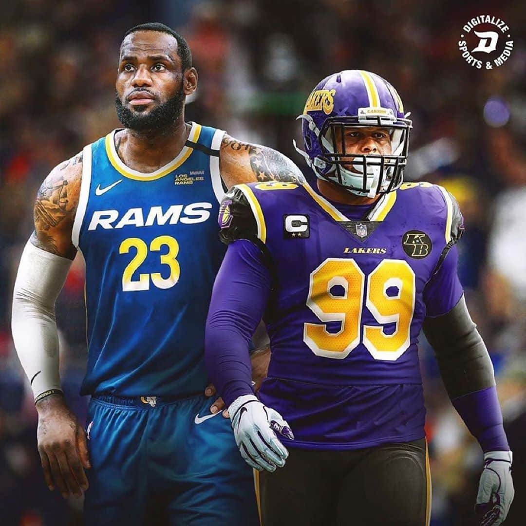 スポーツセンターさんのインスタグラム写真 - (スポーツセンターInstagram)「Some of the best NFL x NBA jersey swaps we’ve posted. 🙌⠀ ⠀ (via @digitalize, @kk.grfx, @jrdn_designs, @enriqueproduction, @jdnswaps, @designsbyrl, @ndpgraphics, @lc.artwork, @derekhgraphics)」8月6日 0時31分 - sportscenter