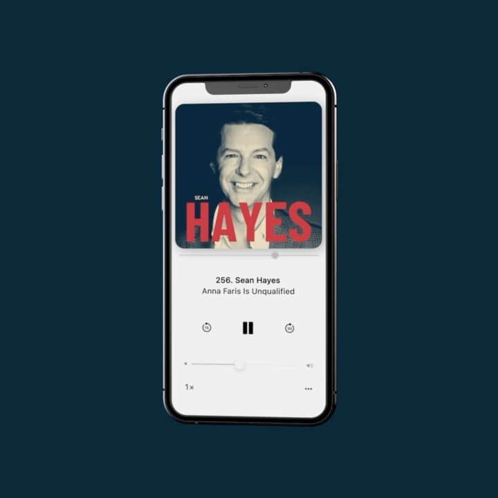 アンナ・ファリスのインスタグラム：「This one belief is how @seanhayes lives his life.」