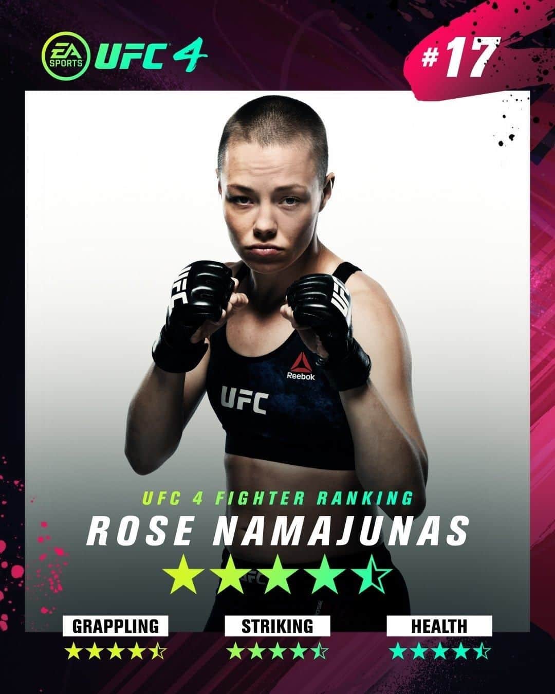 UFCさんのインスタグラム写真 - (UFCInstagram)「Notorious, Gamebred, Thug Rose! 🎮 The #UFC4 rankings are heating up.   📈 The latest ranking update is live on @EASportsUFC!」8月6日 1時11分 - ufc