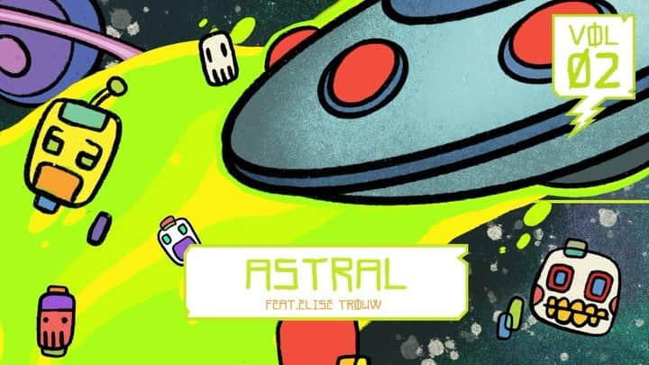 マイク・シノダのインスタグラム：「‪Track 8, Astral (feat. @elisetrouw)  Stream/Download: 🔗 in bio」