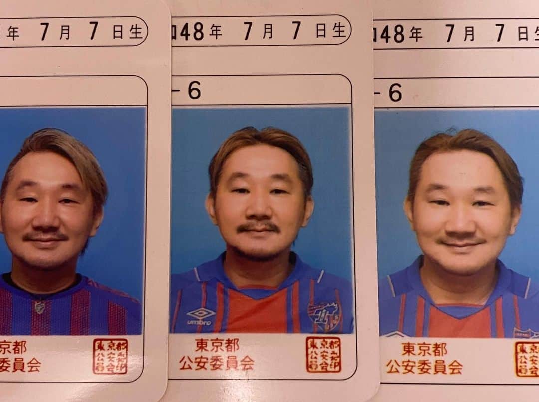のインスタグラム：「‪🔵🔴‬﻿ ﻿ 免許更新‼️﻿ ﻿ 免許はトーキョー、パスポートはずっと代表なのだ‼️﻿ ﻿ ‪#tokyo12‬」