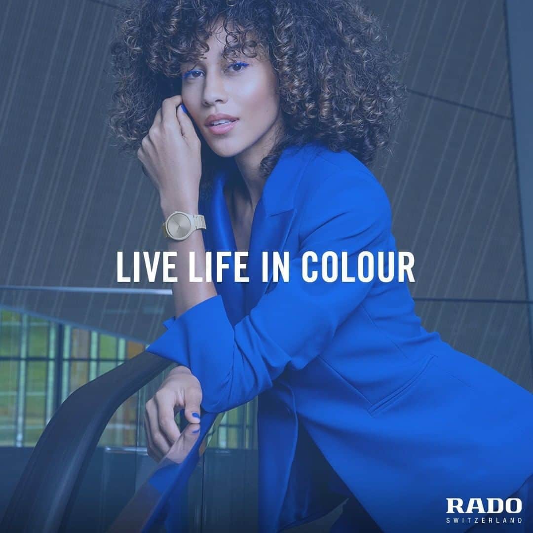のインスタグラム：「Brighten up both your day and your look with one of our True Thinline Les Couleurs™ Le Corbusier. #RadoTrueThinline #Feelit」