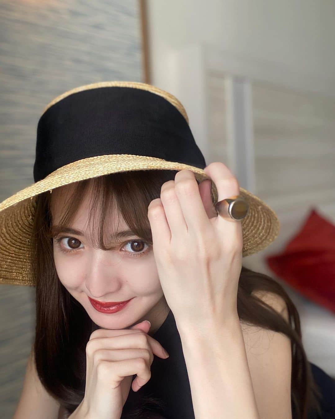 平木愛美のインスタグラム：「夏の黒、も好きです。⚫️」