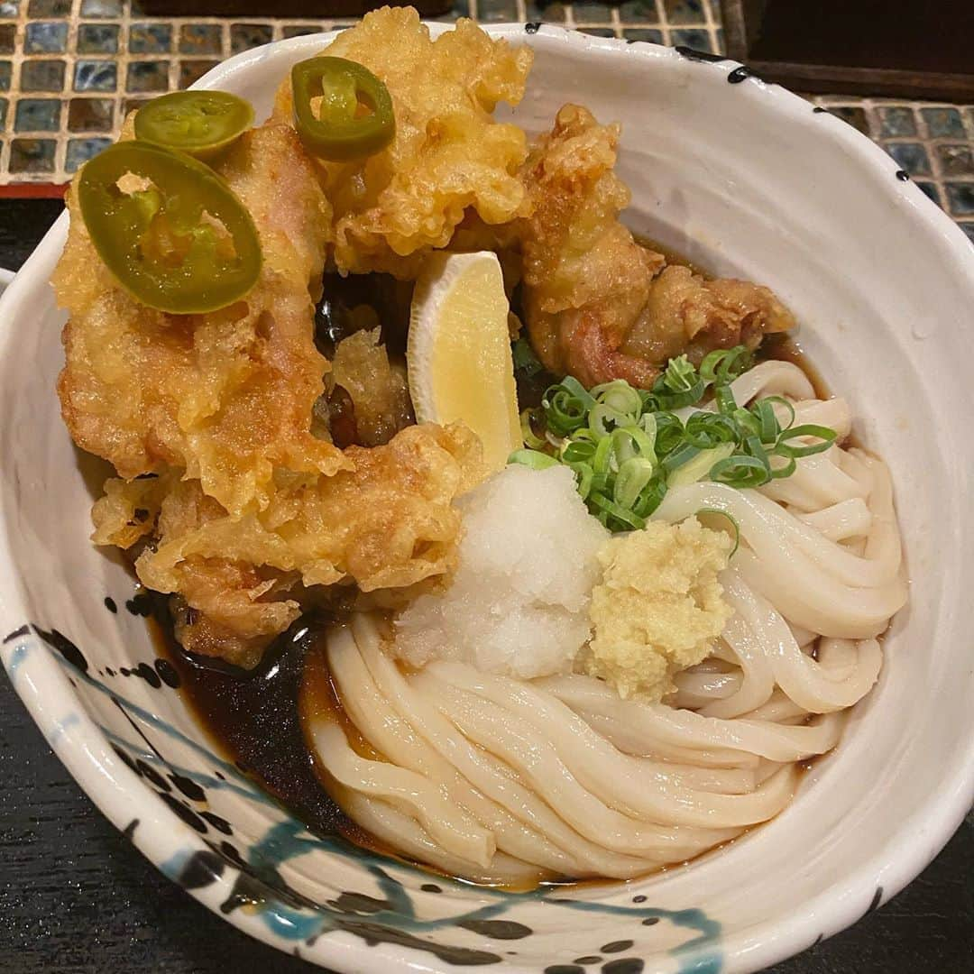 宋美玄さんのインスタグラム写真 - (宋美玄Instagram)「MBSミントからのたけうちうどんのとり天ぶっかけハラペーニョ乗せ❗️ #MBS #ミント #たけうちうどん #シャンプーハットてつじさん #おすすめ」8月5日 19時52分 - mihyonsongkobe