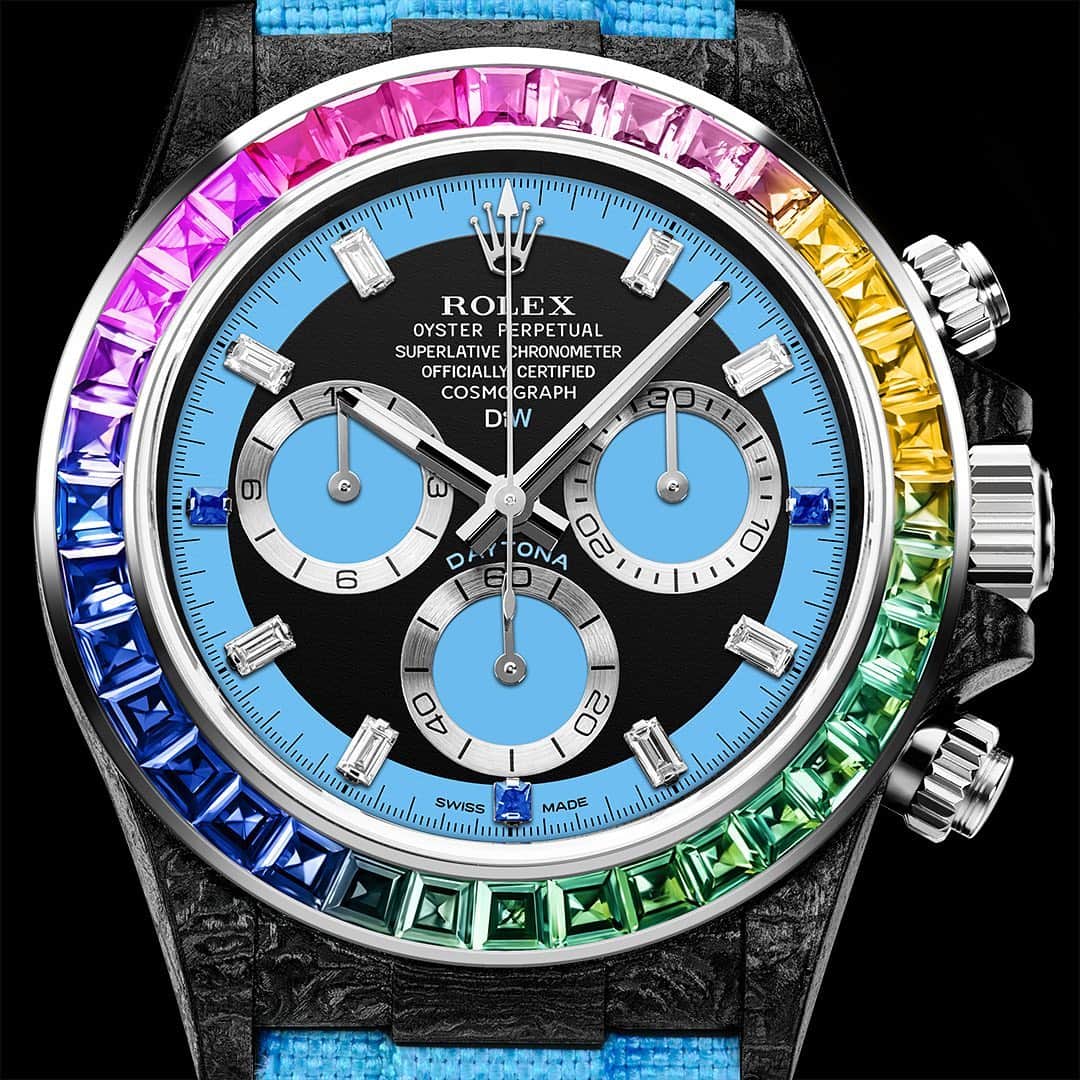 WATCHMANIAさんのインスタグラム写真 - (WATCHMANIAInstagram)「The Cream of the Crop for the custom Daytona series is brought by @diw_official and his astonishing Daytona Rainbow series. Each is limited to only 3 pieces! What are your thoughts?   #DiW #DiW_watch #DiW_official #RolexDiW #RainbowRolex #customrolex #watchcollector #rolexdaytona #rolexwatch #watchoftheday」8月5日 20時00分 - watchmania