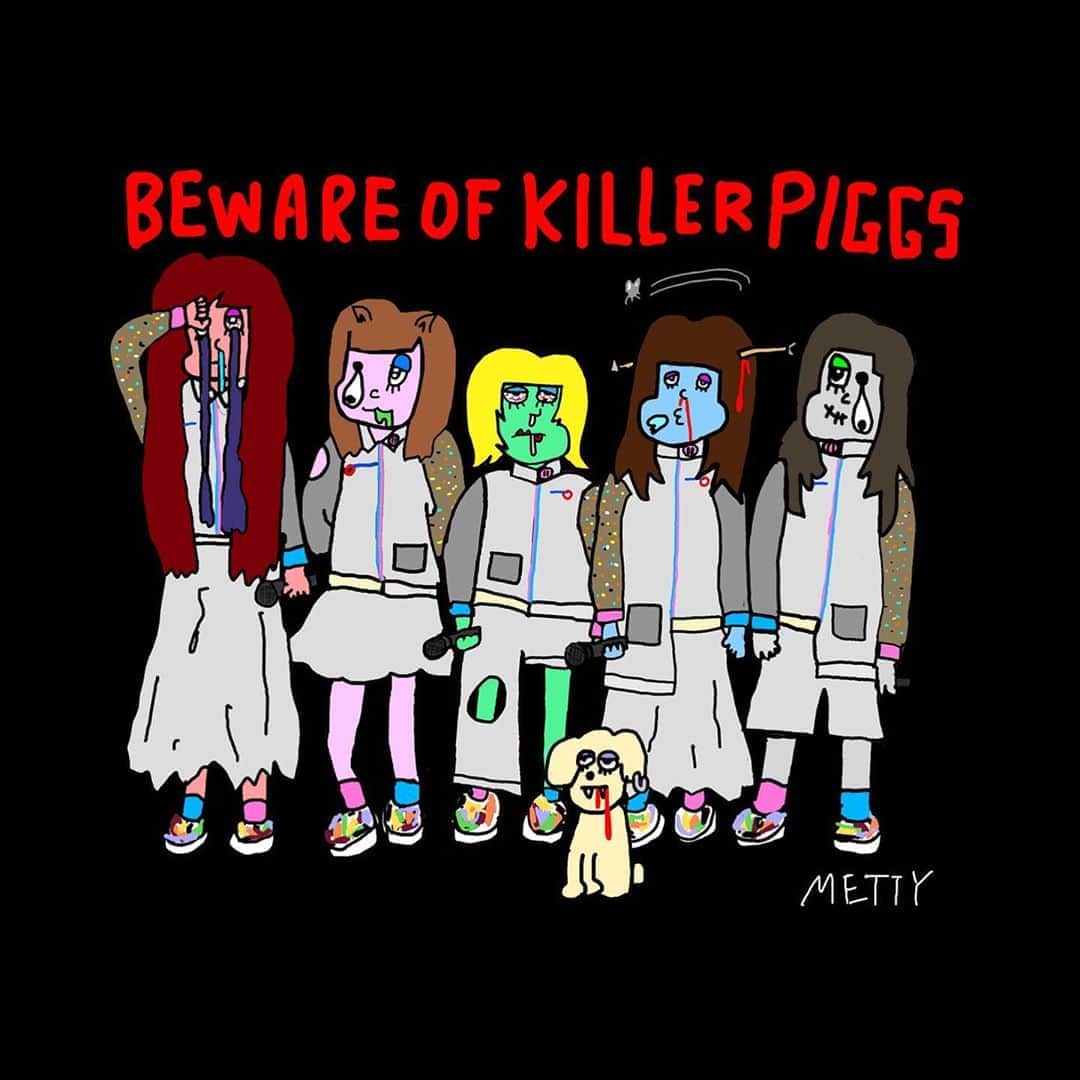 METTYのインスタグラム：「#PIGGS #illustration」