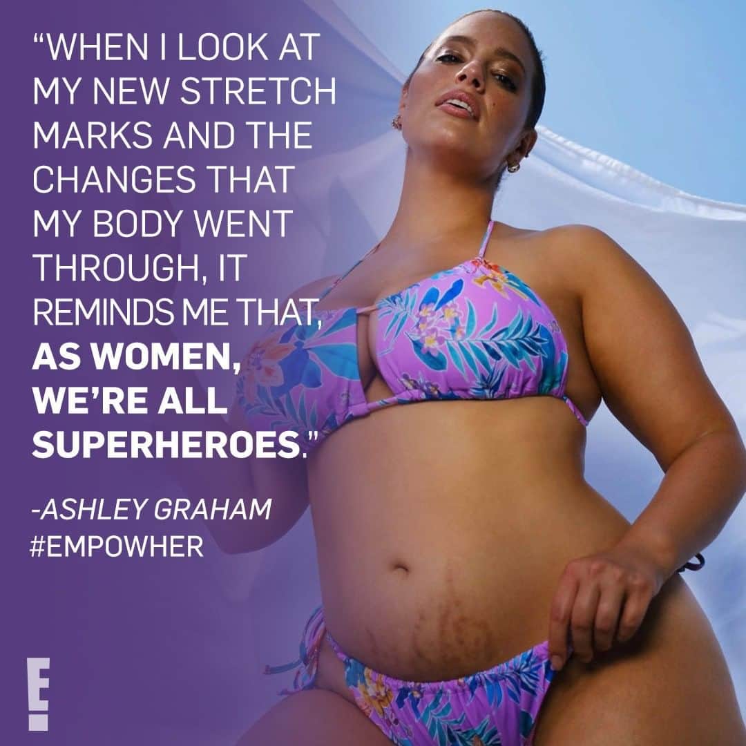 E! Onlineさんのインスタグラム写真 - (E! OnlineInstagram)「Proud mama Ashley Graham is celebrating her body post-pregnancy, and sharing a message of support for all the sheroes out there. ❤️💪 #EmpowHER (📷: Getty)」8月5日 21時00分 - enews
