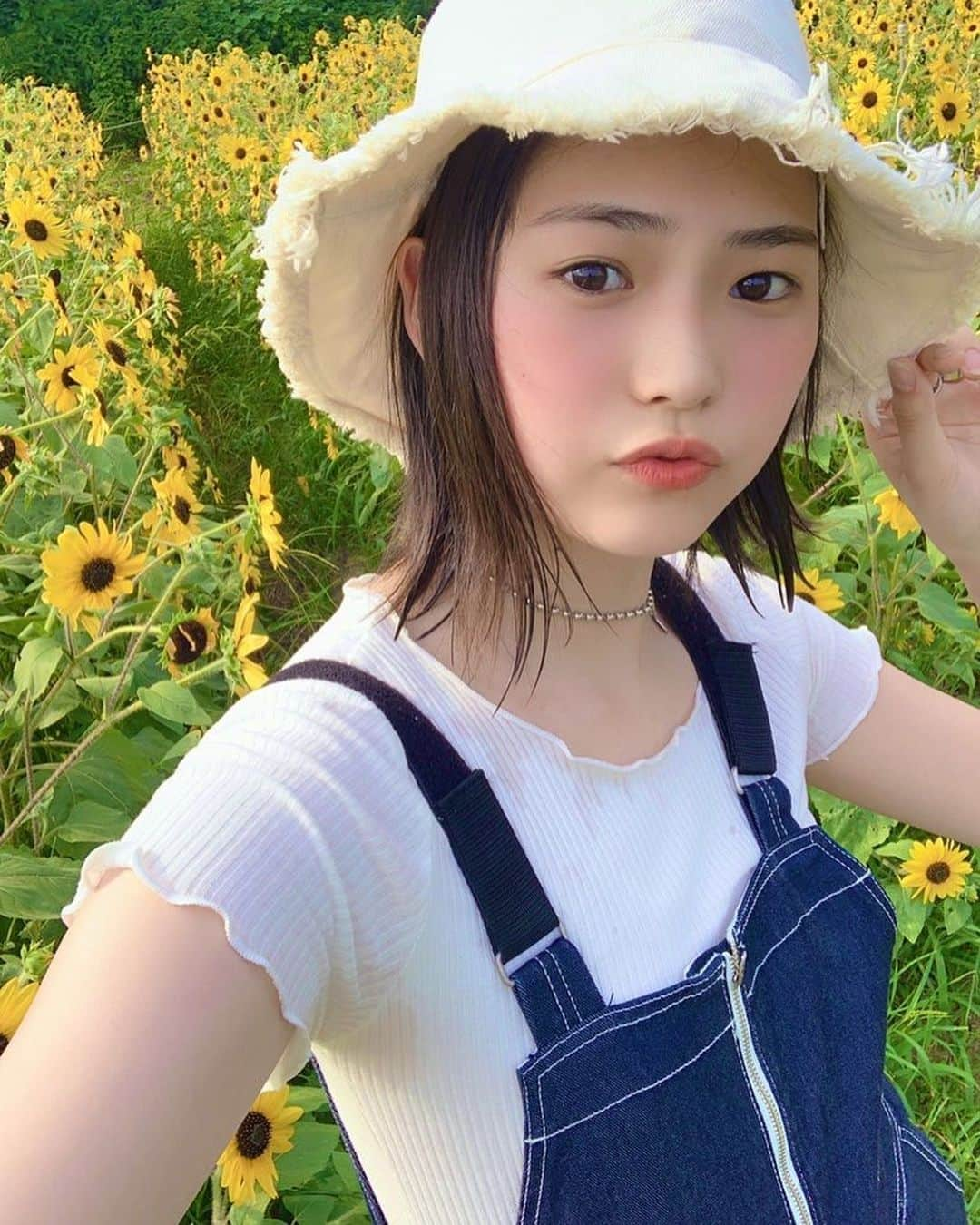 三阪咲さんのインスタグラム写真 - (三阪咲Instagram)「🌻🌻🌻  #ひまわり畑」8月5日 21時04分 - misaka_saki