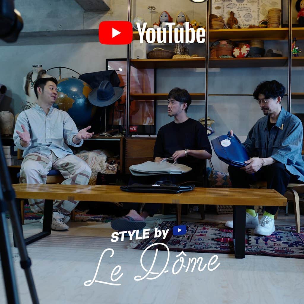 のインスタグラム：「【YouTube更新情報】 ﻿ - 【YOUNG & OLSEN × ÉDIFICE】普遍的で上品、をベースにした別注モデル -﻿ ﻿ 「ÉDIFICE」「417 ÉDIFICE」「L'ECHOPPE」「WISM」「PULP」を主としたLe Domeメンズブランドのファッションチャンネル、『STYLE by Le Dome』。﻿ ﻿ ナビゲータースタッフ、タカハシが様々な「モノ」「ヒト」にフォーカスを当て、ブランドを跨いでご案内して行くファッションツアーです。﻿ ﻿ 今回は男女問わず人気のブランド「YOUNG&OLSEN×ÉDIFICE 」の別注バッグについてデザイナーの尾崎氏とEDIFICEのコンセプター紺野氏に対談していただきました。﻿ ﻿ 詳しくはプロフィール🔗よりご覧下さい。﻿ ﻿ ﻿ Bag : 【YOUNG & OLSEN】¥32,000+tax﻿ No : 20092310004610、20092310002510﻿ ﻿ ﻿ ﻿ ﻿ ﻿ ﻿ ﻿ ﻿ ﻿ ﻿ ✁----------------------------------------﻿ #edifice #youngandolsen #totebag #2020ss #mensfashion #mensstyle #stylebyledome #iena #YouTube #menswear #linemanshirt #unisex #leatherbag #menwithclass #menwithstyle #mensclassic #mensclothing #mensclothes #dapper #dapperman #dapperstyle #エディフィス #ヤングアンドオルセン #レザートート #エディフィス別注 #ユーチューブ」