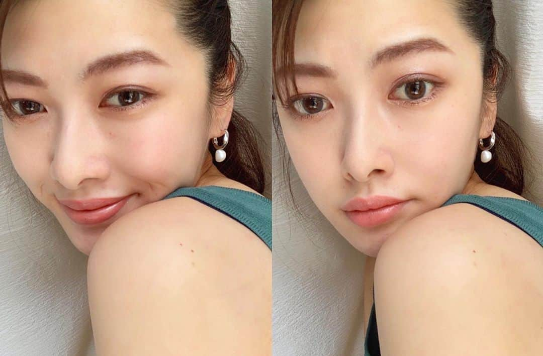 細田彩花のインスタグラム：「♡♡♡ . .  最近見つけた一瞬で気分を上げる方法 『フワちゃんが出てる番組を観ること』笑 . . いろいろと不安な事だらけの毎日だけど いつまでも暗い気持ちになってる場合ではないですね！！！💪💪💪 . よし、フワちゃんのTwitterチェックしてこよーっと👙笑 . #コロナウイルスが早く終息しますように #ちなみにこの可愛すぎるピアスはeteです #👙」