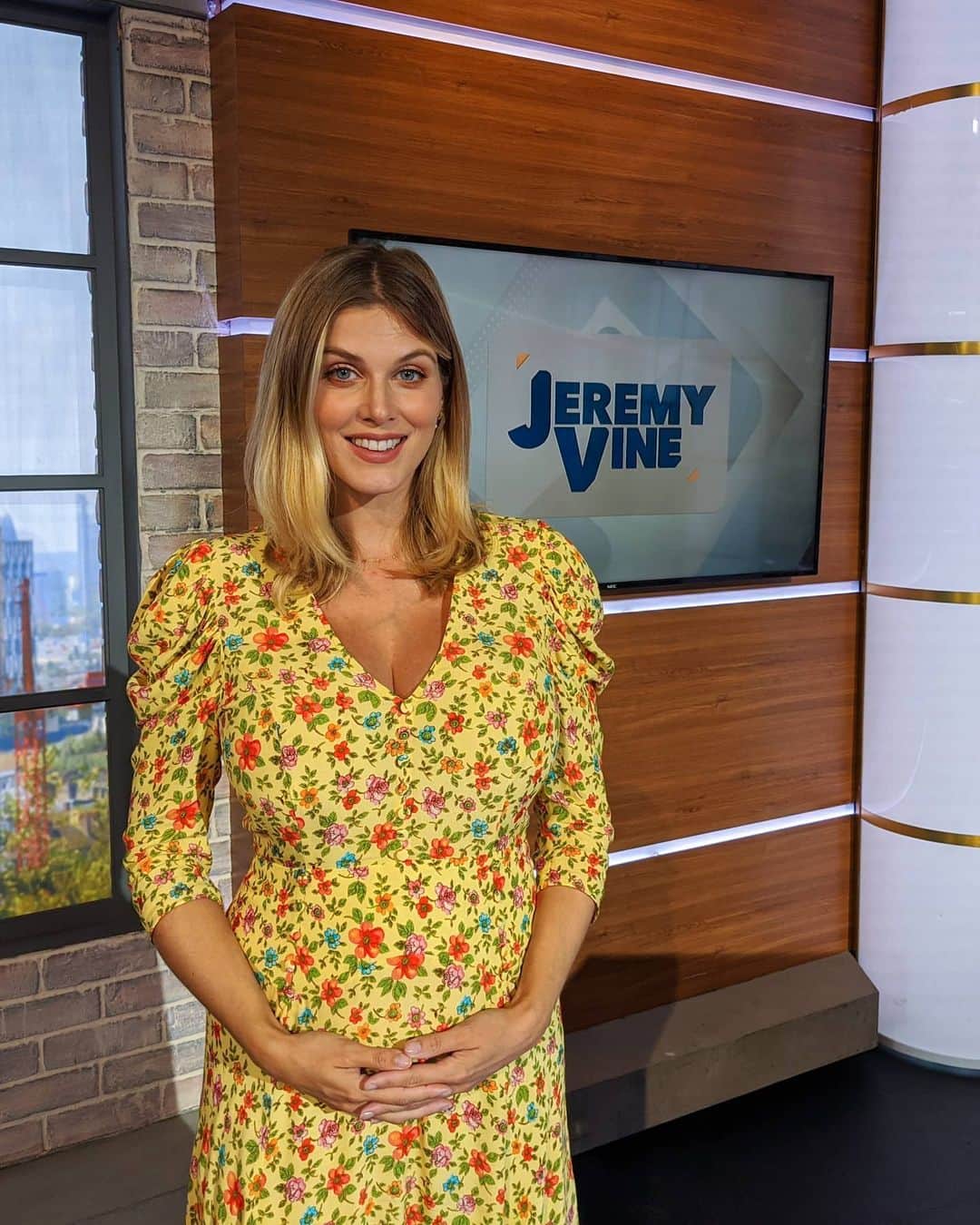Ashley Jamesさんのインスタグラム写真 - (Ashley JamesInstagram)「I absolutely LOVED being back in the actual studio for @jeremyvineon5 today, first time not on zoom since lockdown began. 💛 There was a great panel and great topics, and I'm happy I got to have my stay on topics I feel passionate about. For those who missed it we were discussing the fact that a church is selling it's church pews in order to make more space in the aisle to make it more accessible to people with disabilities and for bigger people as well as the fact it means that they'll be able to clear space to use the church for other things in the week. Of course a bunch of people have suddenly become passionate about church pews and have started a protest against their removal and are letting their fatphobic views come out in defence of some pews ("why should things have to change to accommodate lazy obsese people etc") so I'm glad I was there to speak up! Why do people care so much about things that don't effect them? There's so much fatphobia in society and I wish people would be less judgemental and mind their own business. As a skinny person, no one ever questions my health or my diet, when it has been terrible in the past. Just a reminder that eating disorders are a huge problem and also cost the NHS money, and not everyone who is bigger than you is lazy. If we all ate the same amount of food and exercised the same amount we'd still all be different sizes ✌🏻also, to those who argue pews are our heritage... So were outdoor toilets and we don't need to use them anymore either! 😉 Anyway I loved being back in the studio, and am very grateful to @aoifeodohertystylist @ghostfashion for this beautiful yellow dress. 💛✌🏻」8月5日 22時12分 - ashleylouisejames