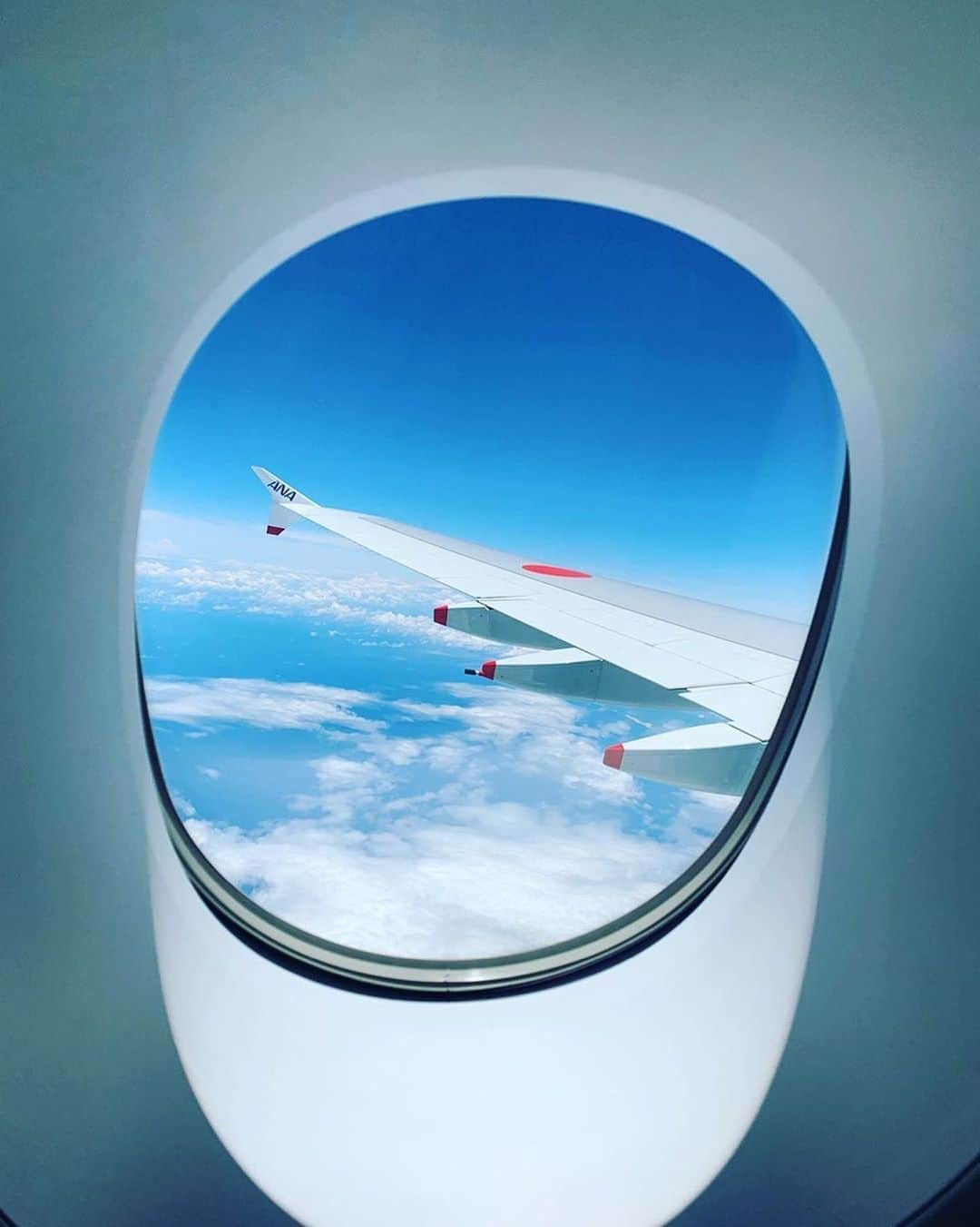 All Nippon Airwaysさんのインスタグラム写真 - (All Nippon AirwaysInstagram)「Working from home, but head in the clouds. Take a break with this peaceful blue view! 📷: @ta25ku_110sky  #Regram #FlyANA」8月5日 22時16分 - allnipponairways