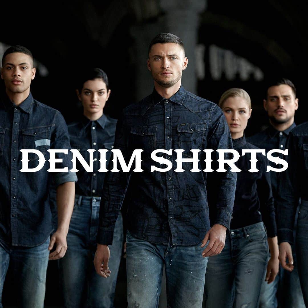 ジースター ロゥさんのインスタグラム写真 - (ジースター ロゥInstagram)「Introducing our new collection dedicated to a timeless classic: the denim shirt. Link in bio. #GStarRAW #DenimShirts #HardcoreDenim」8月5日 23時06分 - gstarraw