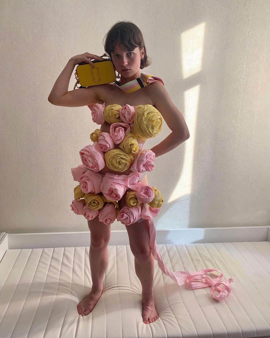 Vogueさんのインスタグラム写真 - (VogueInstagram)「Who's the mysterious face recently featured on @MarcJacobs's instagram?  Nineteen-year-old artist Maya Golyshkina (@_themaiy_). Based in Moscow, Golyshkina is a photographer turned sculpture artist, whose whimsical and surreal work was discovered by Jacobs and his team in June while scrolling through their social media feeds. Tap the link in our bio to find out all about the artist's collaboration with Marc Jacobs on the quarantine-friendly project surrounding the label’s accessories.」8月5日 23時12分 - voguemagazine