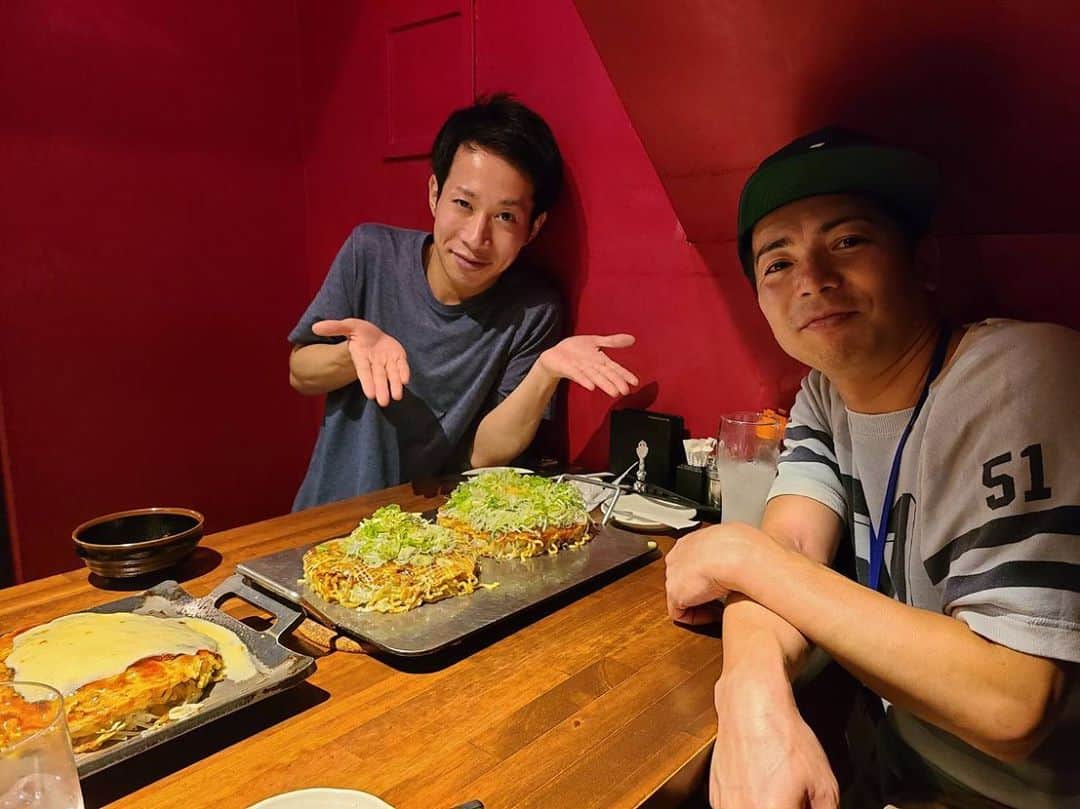 アモーレ橋本さんのインスタグラム写真 - (アモーレ橋本Instagram)「‪広島お好み焼き‬ ‪#鉄板でげ さん‬  ‪ご馳走様でした！‬」8月5日 23時21分 - bravo_hashimoto