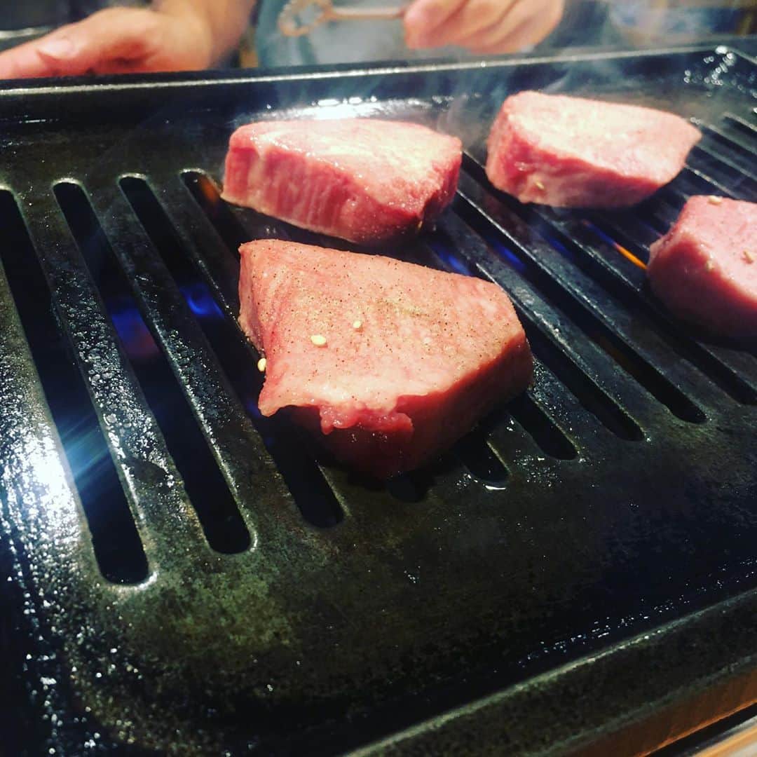 宮田麺児さんのインスタグラム写真 - (宮田麺児Instagram)「昭和町で焼肉  #焼肉#昭和町#ツラミ#ハラミ」8月5日 23時53分 - miyatamenji