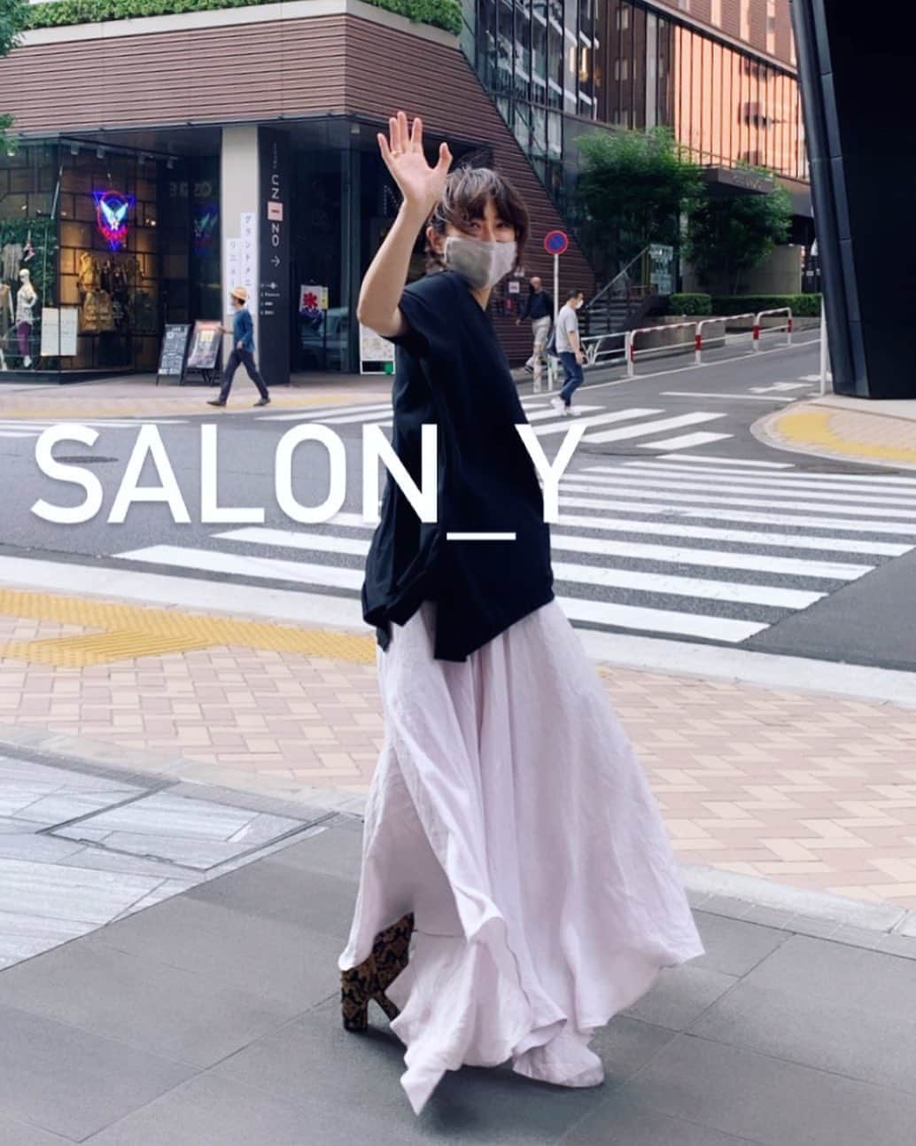 風間ゆみえのインスタグラム：「@pop_by_jun  SALON_Y  #yumie_k_style」