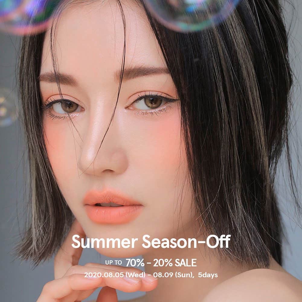 3CE Official Instagramさんのインスタグラム写真 - (3CE Official InstagramInstagram)「#SummerSeasonoff 8월 9일까지 시즌오프 세일😎 스타일난다 / 3CE / KKXX 최대 70% 할인 특가🛍 대상 : 국내 온/오프라인, 해외 온라인몰(올리브영/시코르/면세점 제외) (*일부 품목은 제외 됩니다) 국내몰 대상 구매 금액에 따른 3CE 리미티드 키트 선물도 놓치지 마세요🎁 - 2020/08/05/2020(Wed) ~ 08/09(Sun) *Korea standard time Stylenanda / 3CE / KKXX Up to 70% ~20% off! 5days, Summer Season-Off Sale😎 (*Some items are excluded / Free gifts are korea mall only) - m.stylenanda.com en.stylenanda.com jp.stylenanda.com cn.stylenanda.com」8月6日 10時09分 - 3ce_official