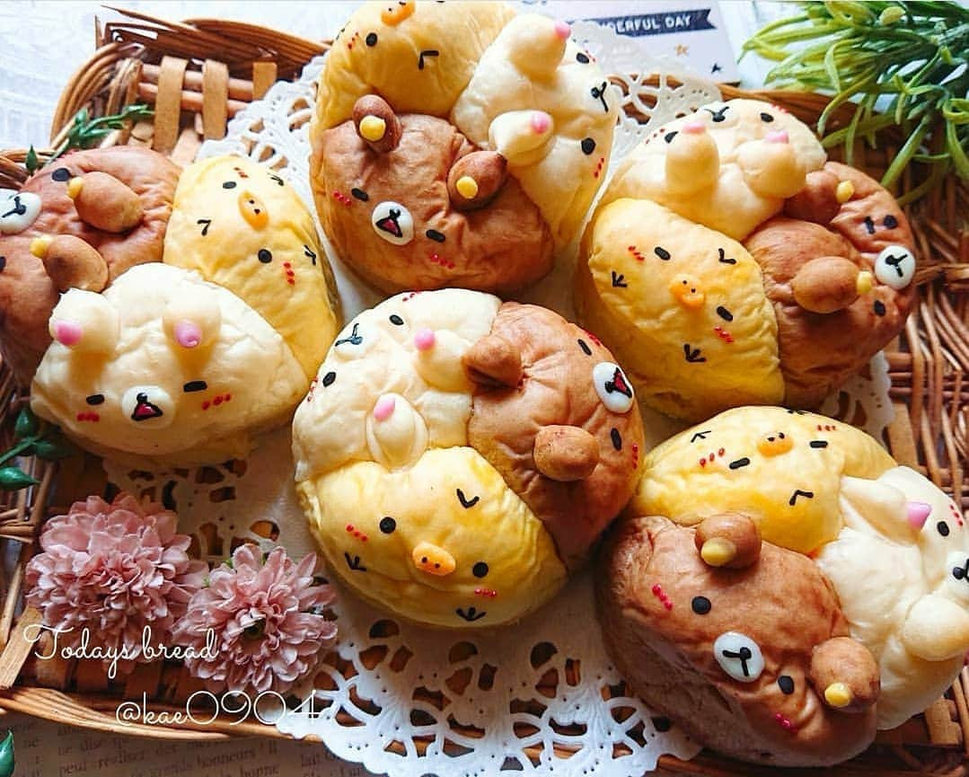 Rilakkuma US（リラックマ）さんのインスタグラム写真 - (Rilakkuma US（リラックマ）Instagram)「kae0904 created the most squishable looking Rilakkuma themed bread ever! Who could go for a snack like this now? . . . #rilakkumaus #rilakluma #sanx #kawaii #cutefood #charaben #リラックマ #サンエックス」8月6日 2時48分 - rilakkumaus